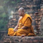 Медитация,монах,тибет