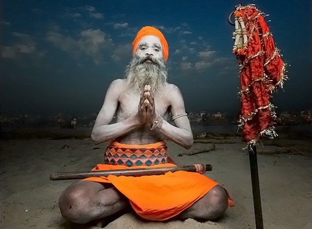 Жест намасте в традиционной индийской йоге